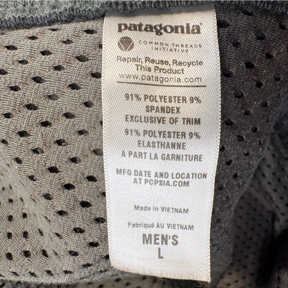 Patagonia Guide Jacket Men's Large Gray Gorpcore Full Zip Lined Logo Soft Shelf - Picture 12 of 13